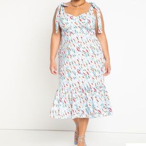 **NWT** Eloquii tie strap dress